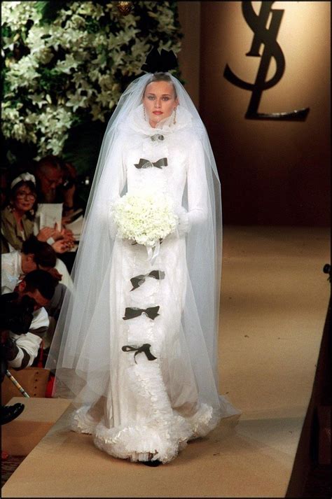 yves st laurent wedding dresses.